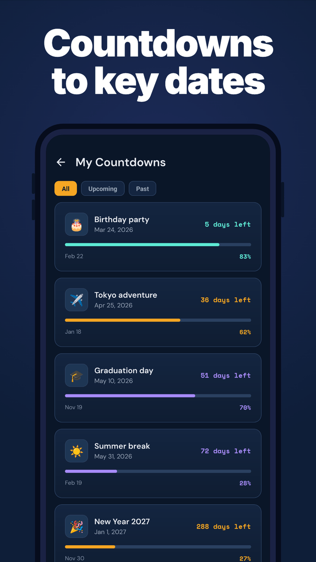 Year Progress 2026 & Goals screenshot 6