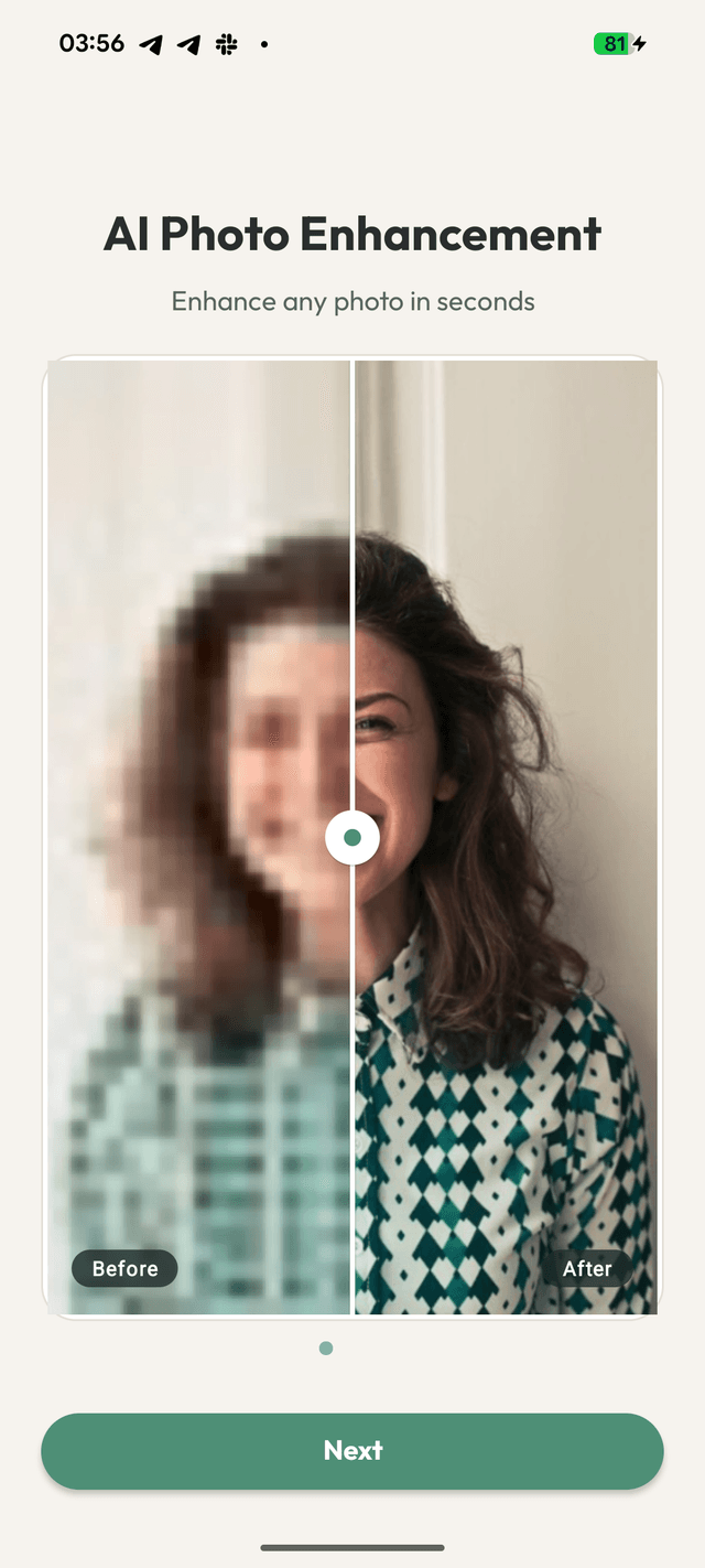 Zuriva: AI Photo Enhancer screenshot 1