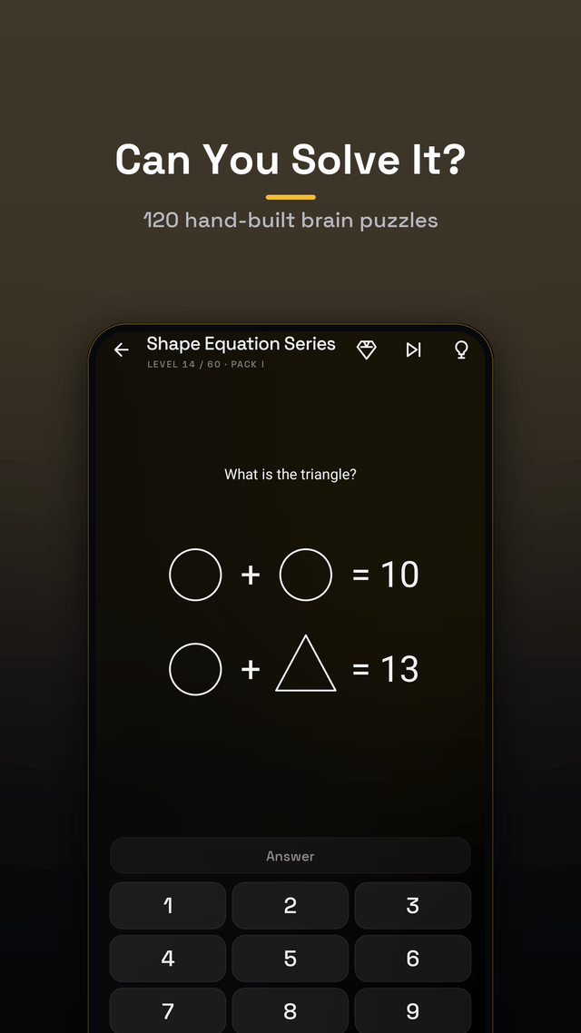 Logic Math: IQ Riddles screenshot 1