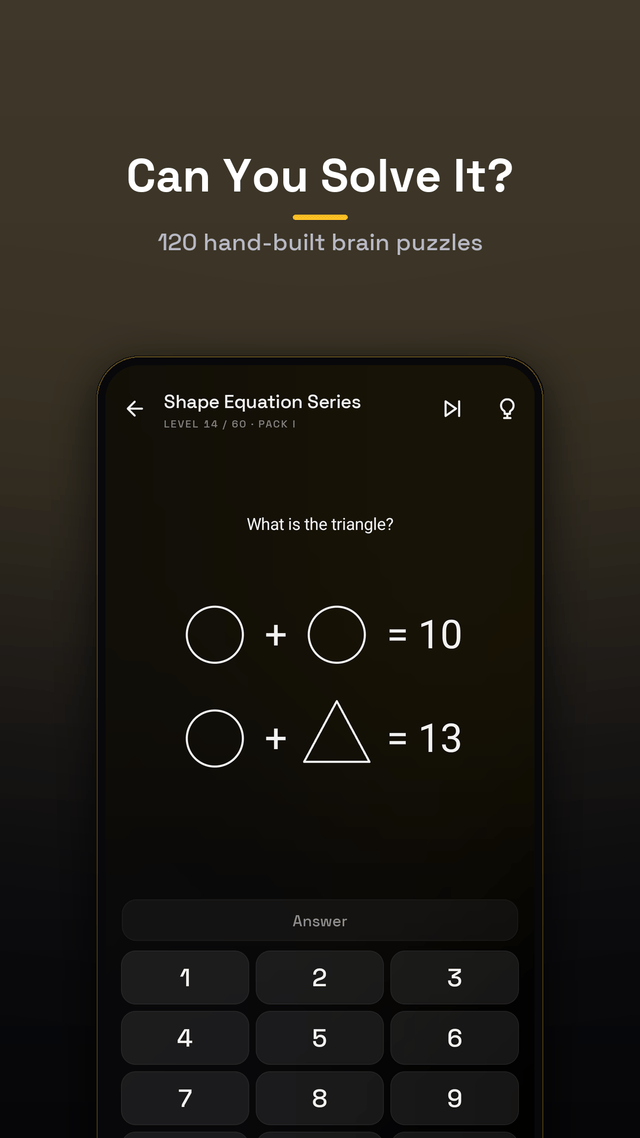 Logic Math: IQ Riddles screenshot 1