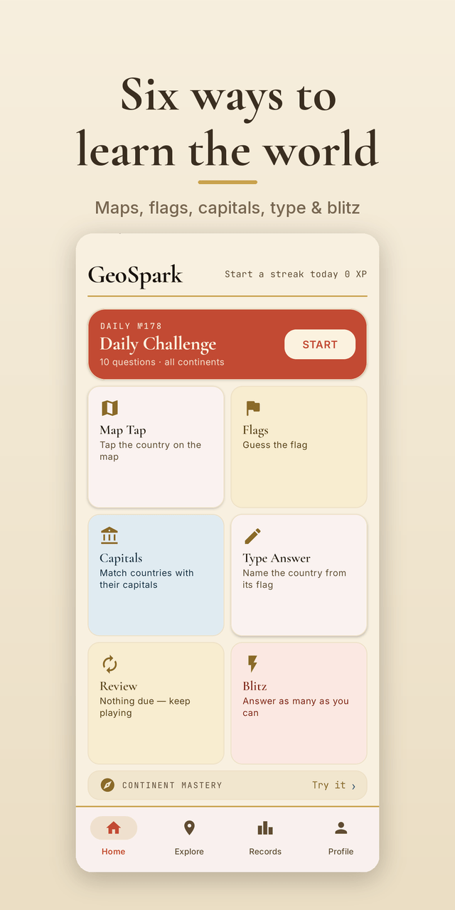 GeoSpark: World Geography Quiz screenshot 2