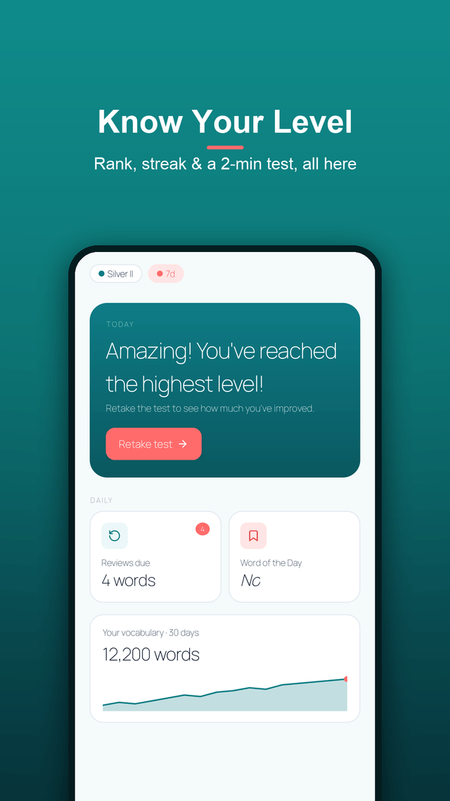 English Vocabulary Test screenshot 3