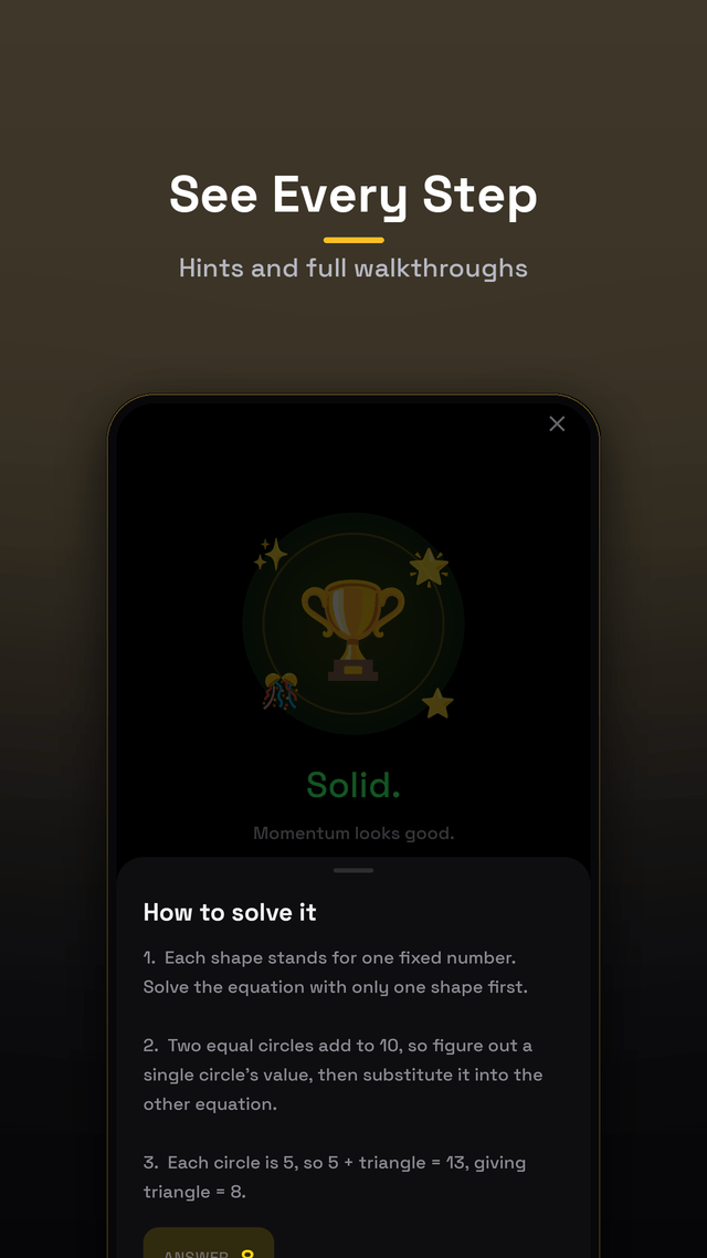 Logic Math: IQ Riddles screenshot 3