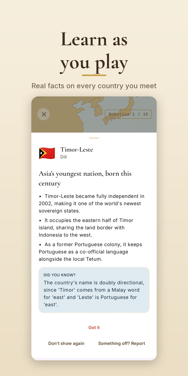 GeoSpark: World Geography Quiz screenshot 5